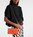 Christian Louboutin Bettina patent leather clutch