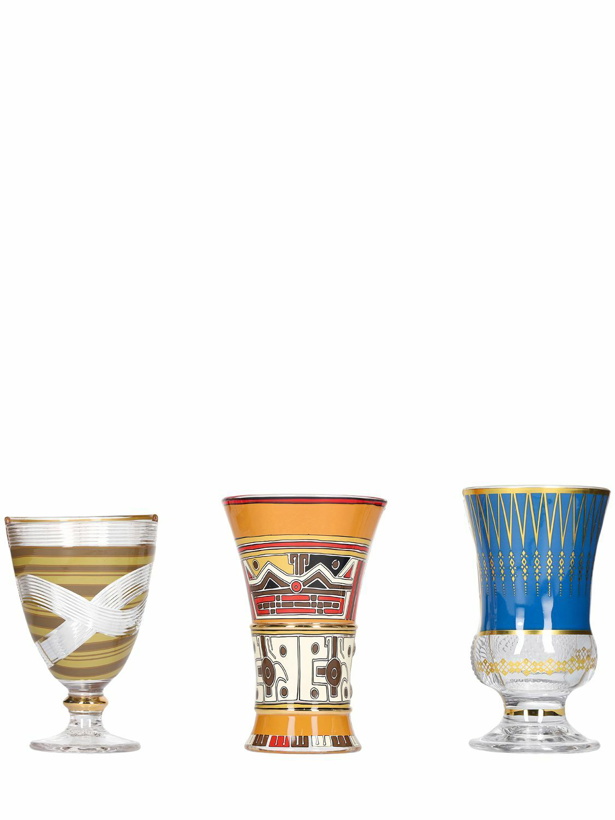 Photo: SELETTI Pannotia Set Of 3 Cocktail Glasses