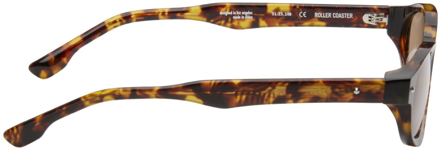 BONNIE CLYDE SSENSE Exclusive Brown Roller Coaster Sunglasses