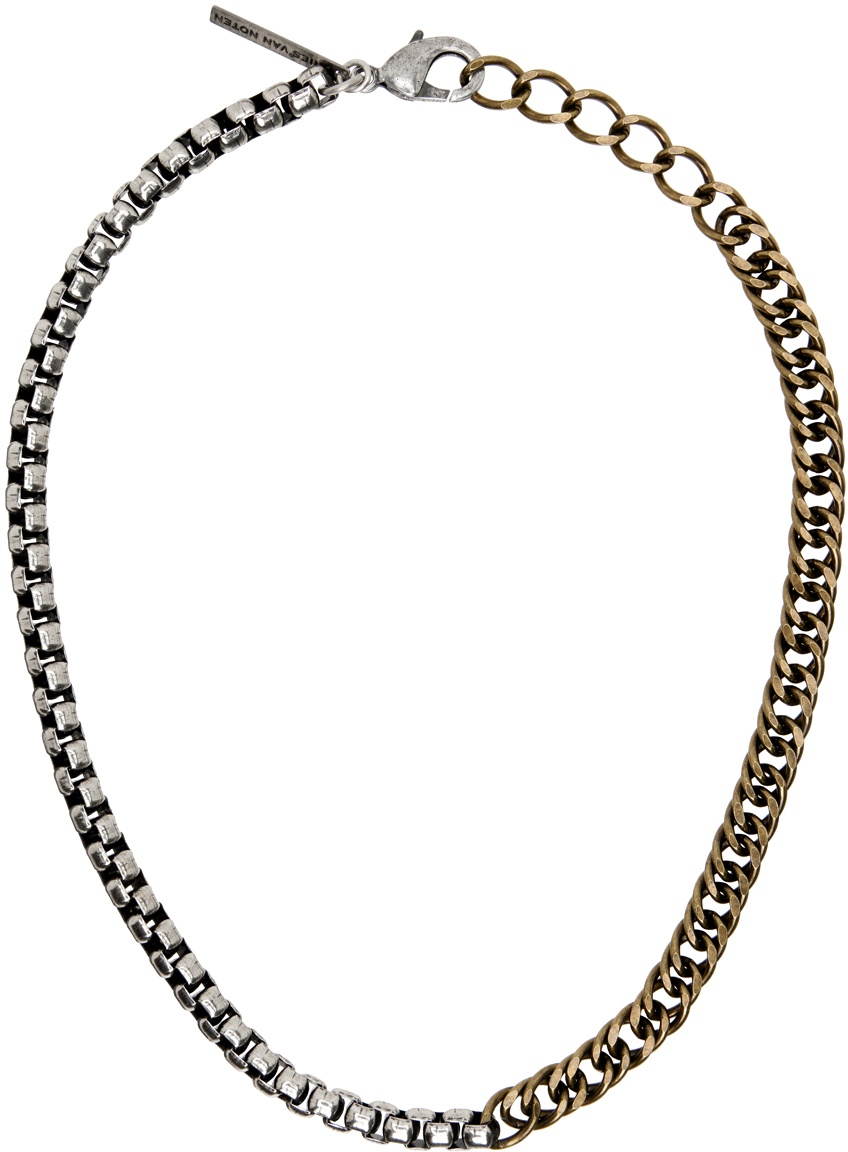 Dries Van Noten Gold & Silver Chain Necklace