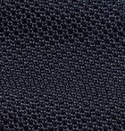 Brioni - 6.5cm Knitted Silk Tie - Navy