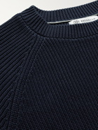 BRUNELLO CUCINELLI - Ribbed Cotton Sweater - Blue