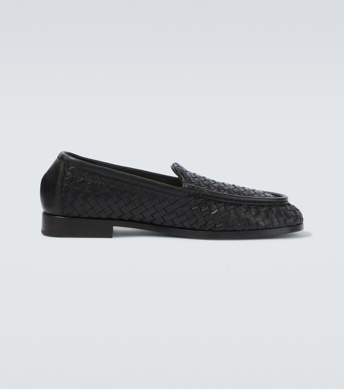 Bottega Veneta Silenzio Intrecciato leather loafers