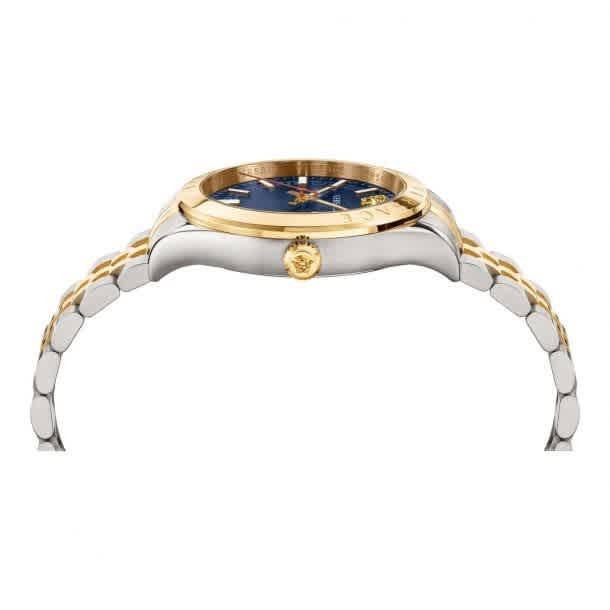 Versace Hellenyium Quartz Blue Dial Mens Watch VEVK00520