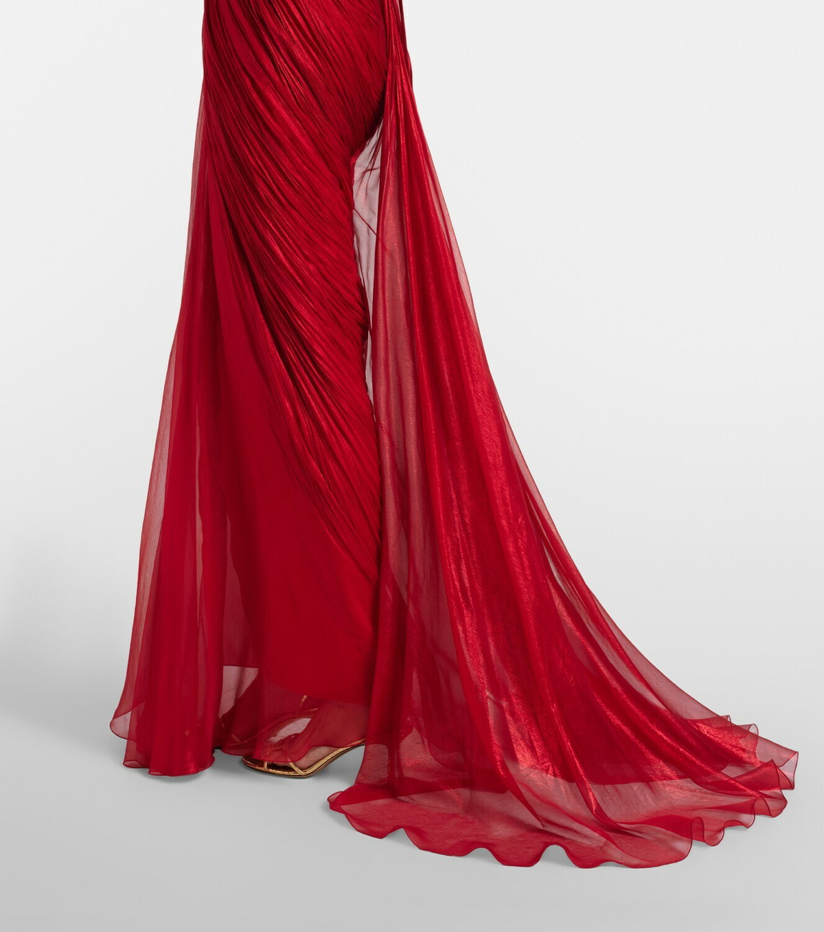 Maria Lucia Hohan Cecilia draped silk gown