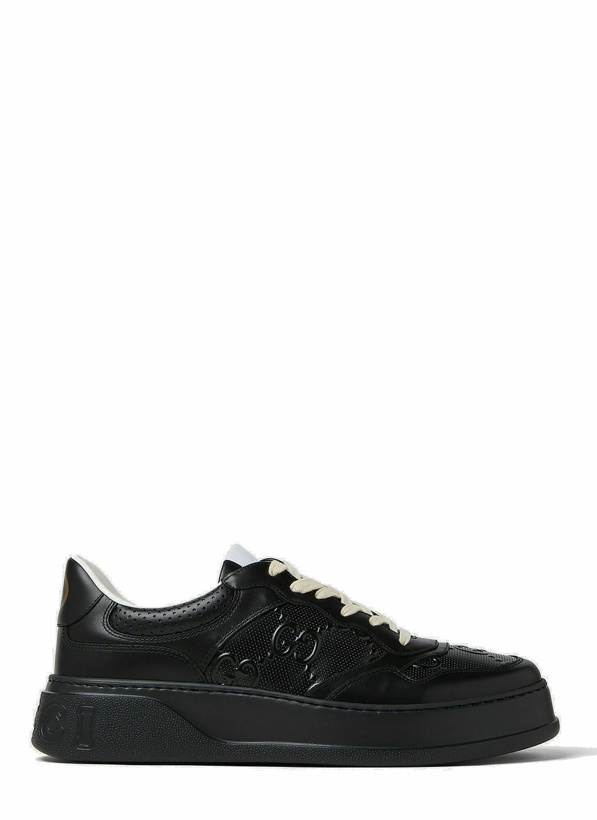 Photo: GG Embossed Sneakers in Black