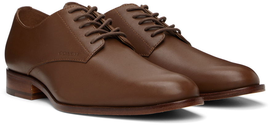 Coach 1941 Brown Sculpted Derbys