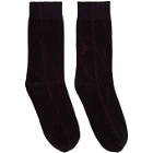 A-Cold-Wall* Black Thick Overlocked Socks
