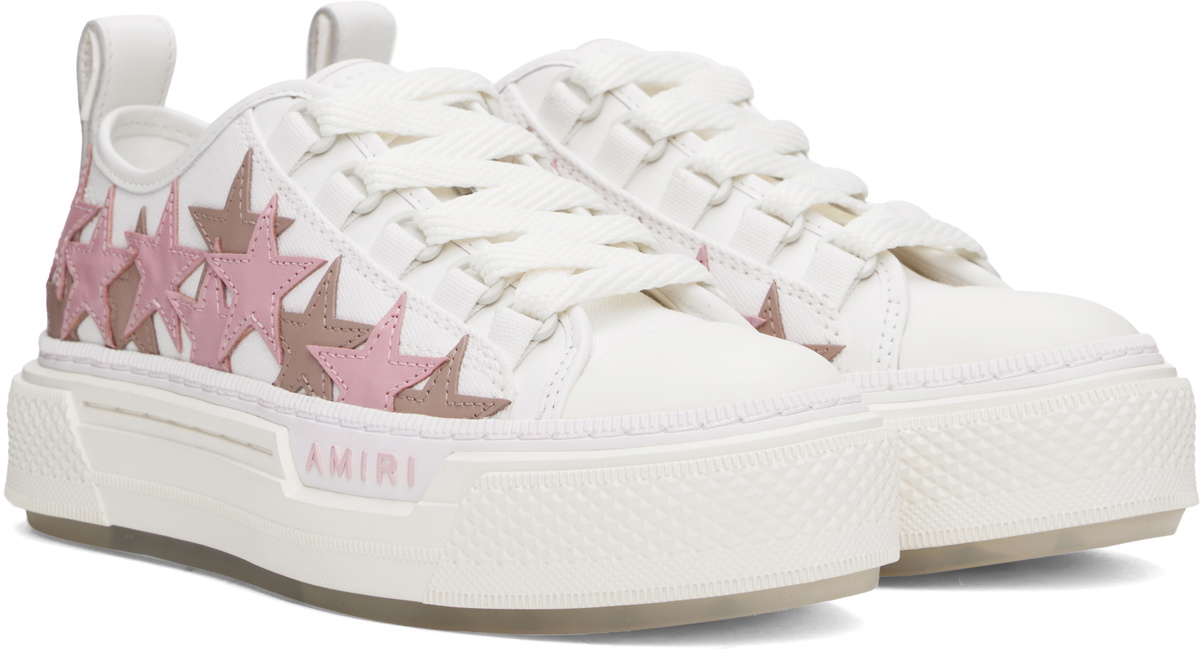 靴 AMIRI Stars Court Platform Low Sneakers Amiri Stars Court Leather Low-Top Sneakers | Saks Fifth Avenue