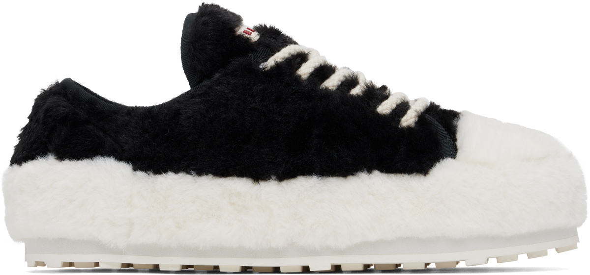 Marni Black & White Teddy Tennis Sneakers Marni