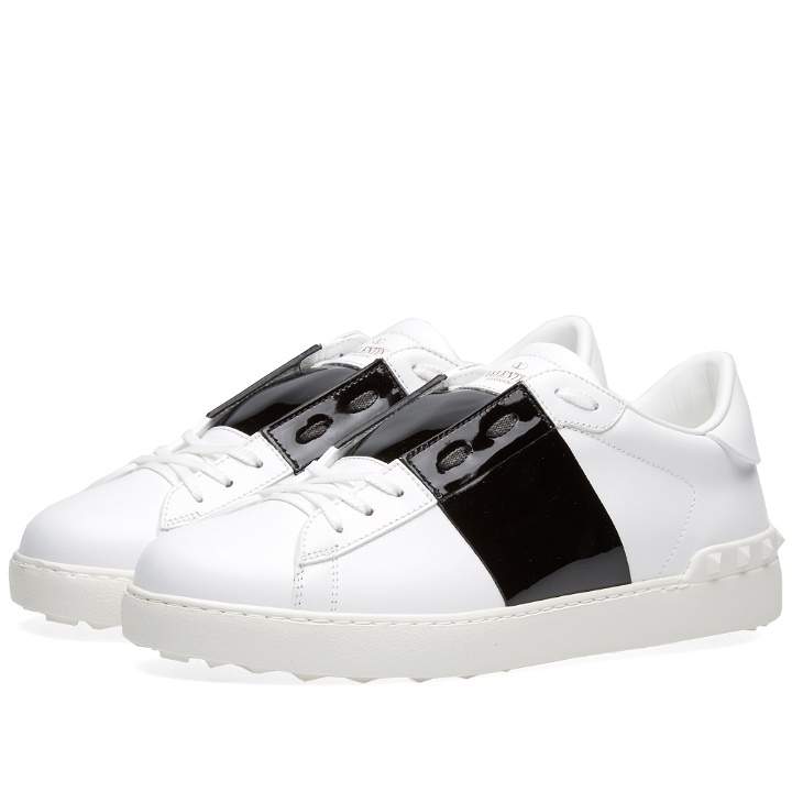 Photo: Valentino Open Low Top Patent Sneaker
