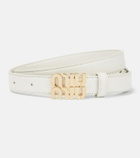 Miu Miu Logo leather belt