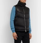TOM FORD - Quilted Leather and Shell Down Gilet - Black