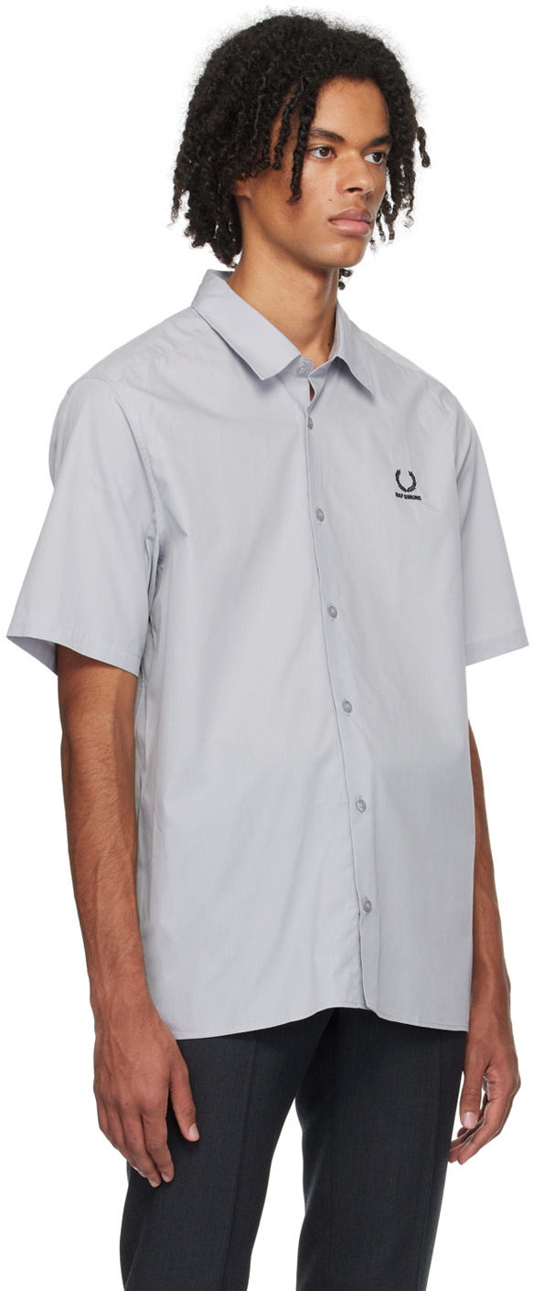 Raf Simons Gray Fred Perry Edition Shirt