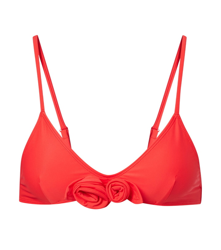 Photo: Coperni Flower floral-appliqué bikini top