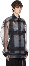 Feng Chen Wang Black Plant-Dyed Jacket
