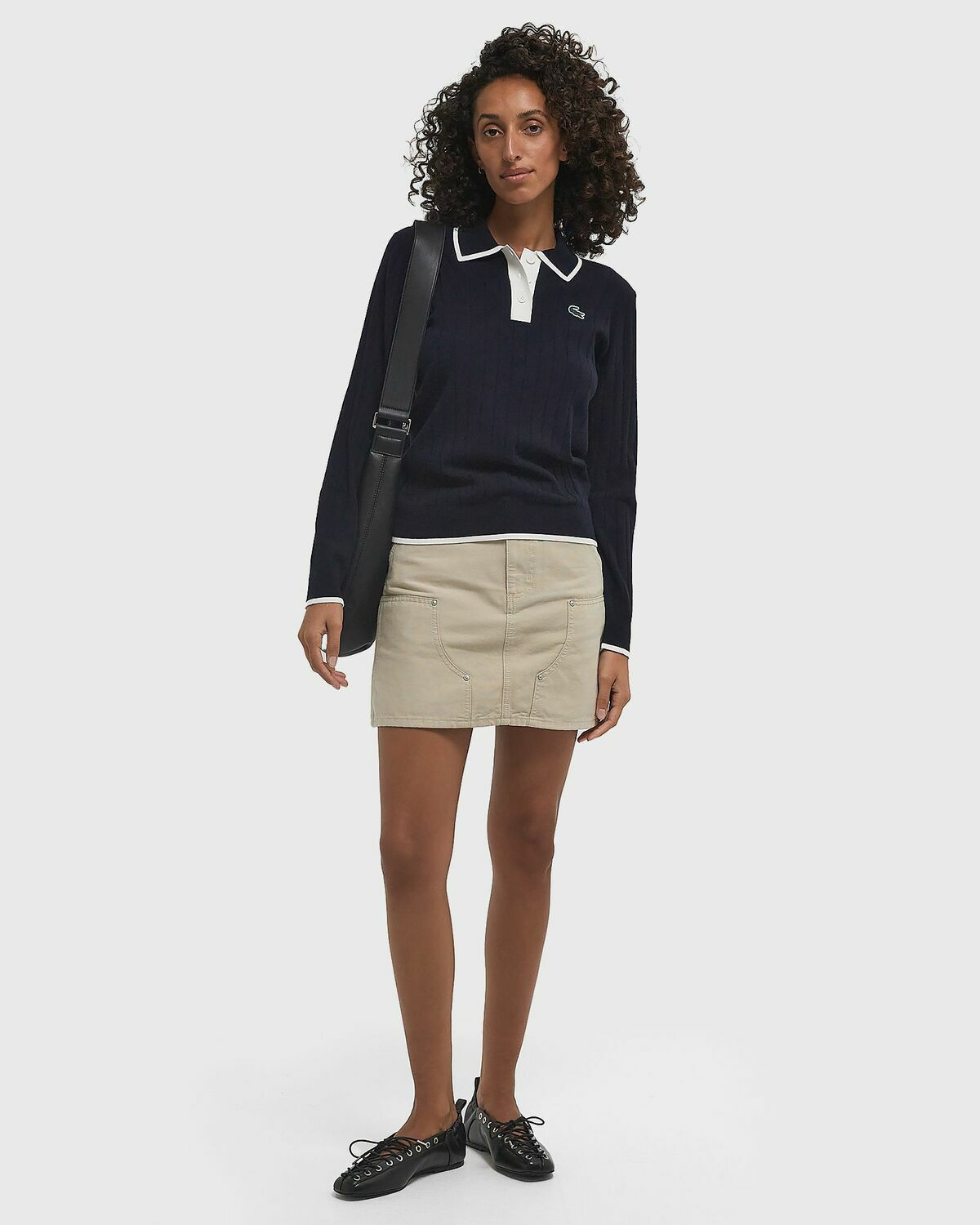 Lacoste TRICOT Blue Womens Pullover