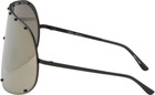 Rick Owens Black Temple Mask Sunglasses