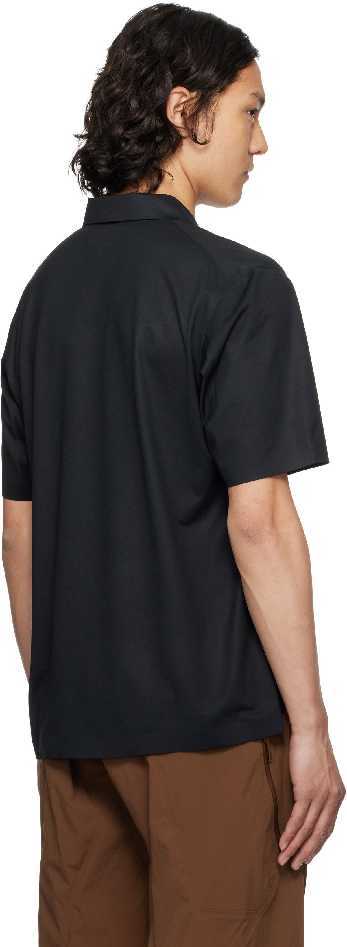 トップス ARCTERYX VEILANCE METRON SS POLO BLACK S Arc'teryx Veliance – Metron SS Polo Shirt