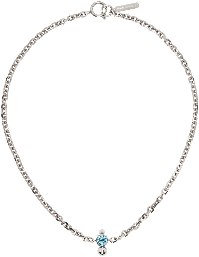 Justine Clenquet SSENSE Exclusive Silver Nate Choker