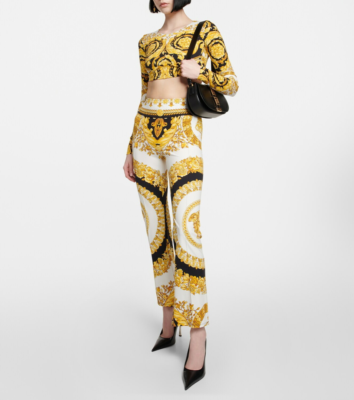 Versace - Barocco crop top