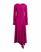 Manila Grace Womens Maxi dress in Magenta