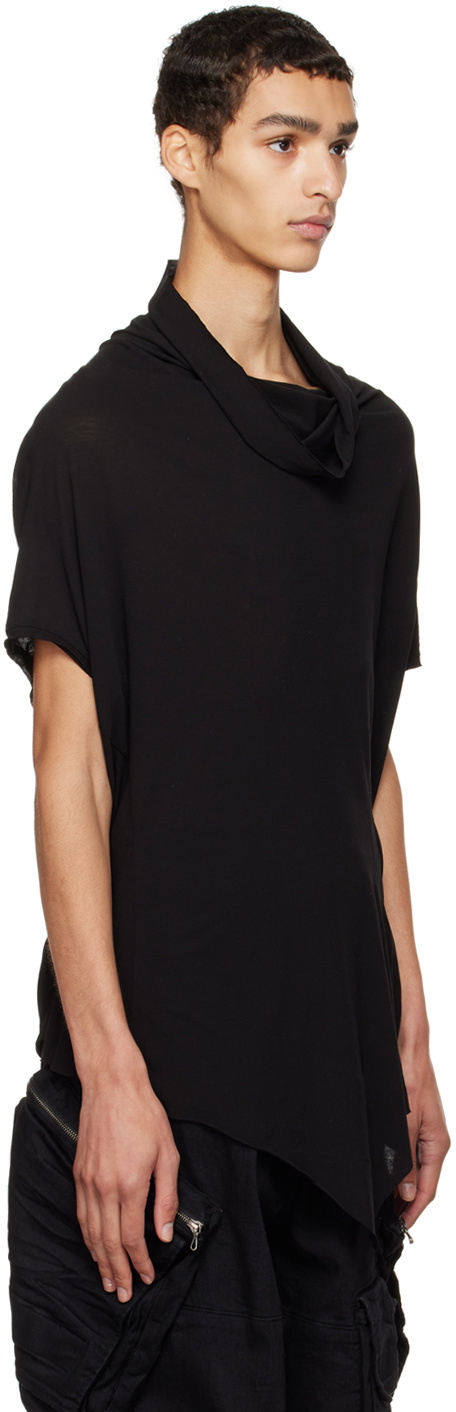 Julius SSENSE Exclusive Black Cowl Neck T-Shirt Julius