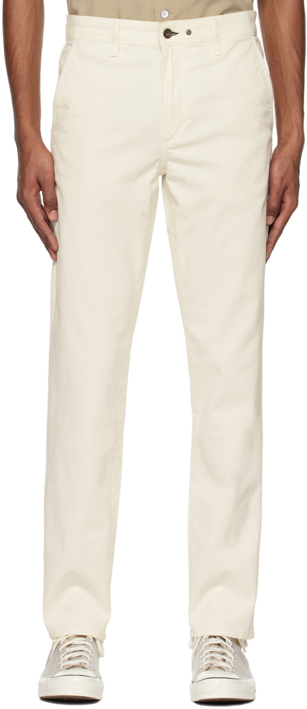 rag & bone Off-White Fit 2 Trousers Rag and Bone