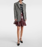 Self-Portrait Hundstooth oversized blazer