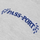 Pass~Port Men's Sweat Logo Crew Sweat in Grey Heather