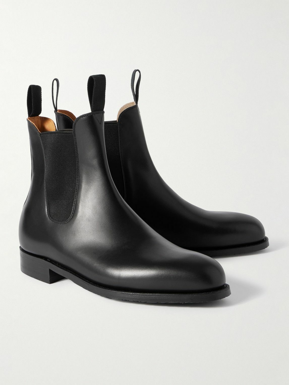 J.M. Weston - Leather Chelsea Boots - Black