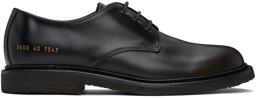 Common Projects Black Officer's Derbys