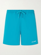 Aimé Leon Dore - Straight-Leg Logo-Embroidered Shell Drawstring Shorts - Green