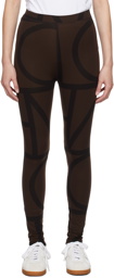 TOTEME Brown Monogram Leggings