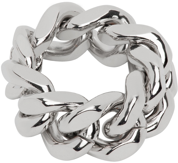 Photo: IN GOLD WE TRUST PARIS Silver Curb Chain Ring