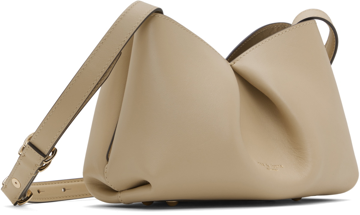 rag & bone Beige Bloom Small Calf Leather Crossbody Bag