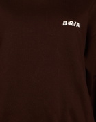 Berna Womens Sweatshirt Chocolate in Brown
