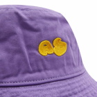 Acne Studios Men's Brimmo Bubble Logo Bucket Hat in Purple