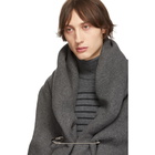 Fumito Ganryu Grey Blanket Jacket