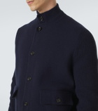 Lardini Knitted wool-blend jacket