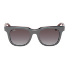 Ray-Ban Grey and Burgundy High Street Sunglasses