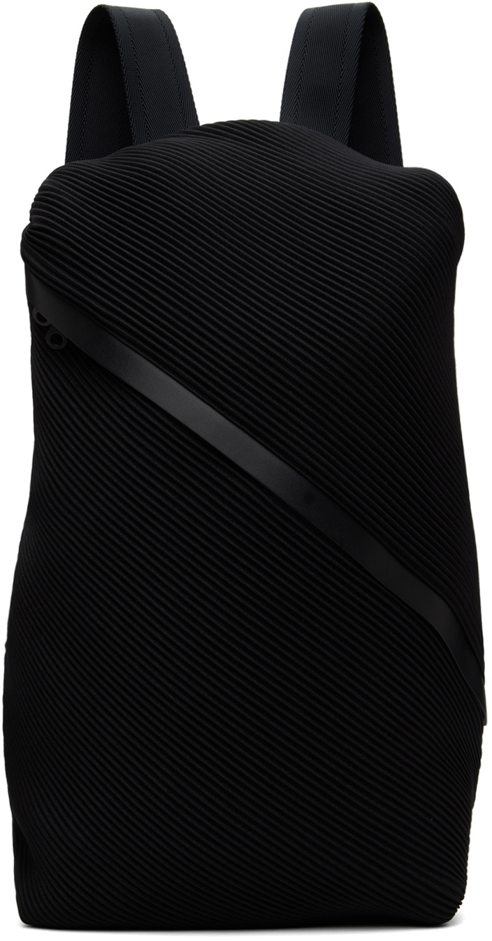 Pleats Please Issey Miyake Black Single Zip Bias Pleats