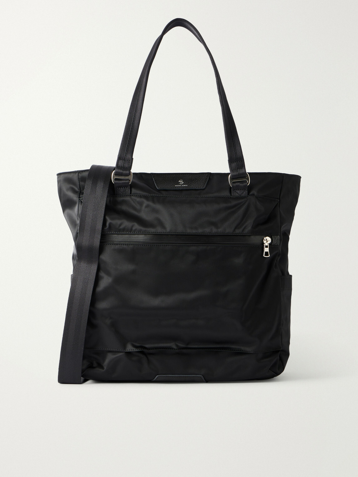Master-Piece - Progress 2WAY Leather-Trimmed Twill Tote Bag