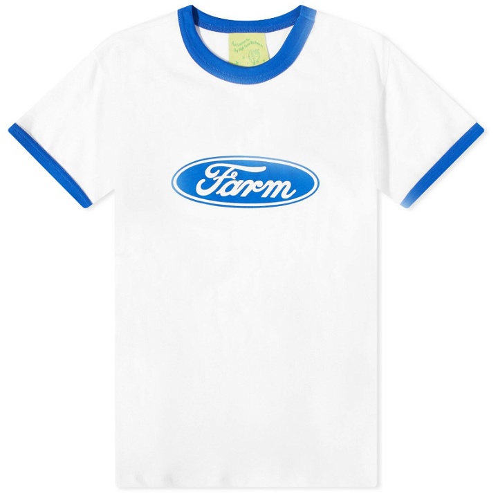 Photo: Sky High Farm Men's Farm Ringer T-Shirt in White