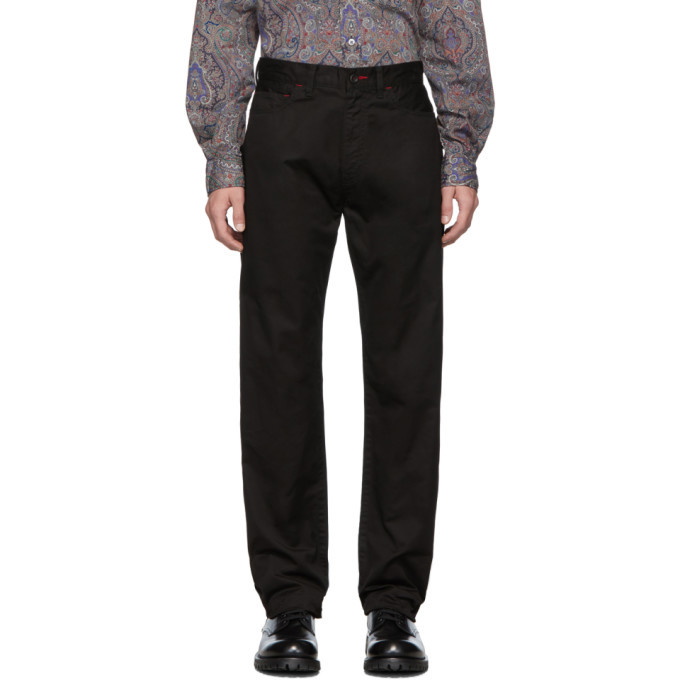 Photo: Junya Watanabe Black Straight-Leg Trousers