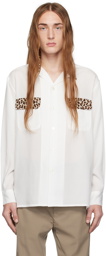 WACKO MARIA White Leopard Shirt