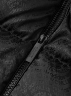Moncler Genius - adidas Originals Alpbach Quilted Logo-Jacquard Shell Hooded Down Jacket - Black