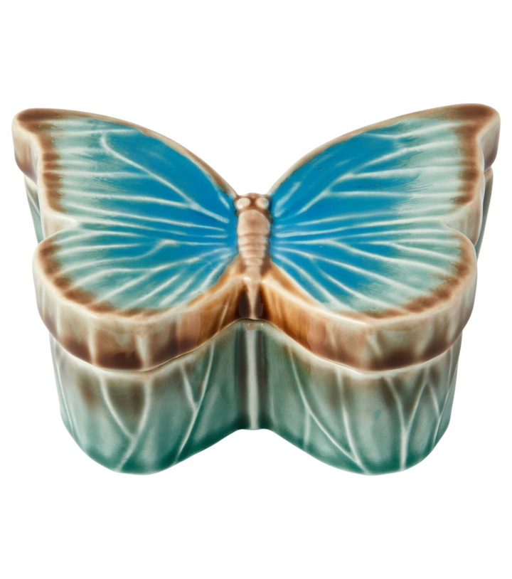 Photo: Bordallo Pinheiro Cloudy Butterflies Small box by Claudia Schiffer