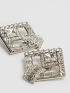 ALESSANDRA RICH Crystal Square Earrings