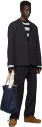 Uniform Bridge Black Pocket Blazer